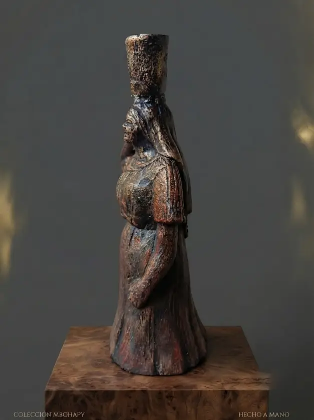Pieza única - Cerámica con pintura al acrílico. - Imagen 3